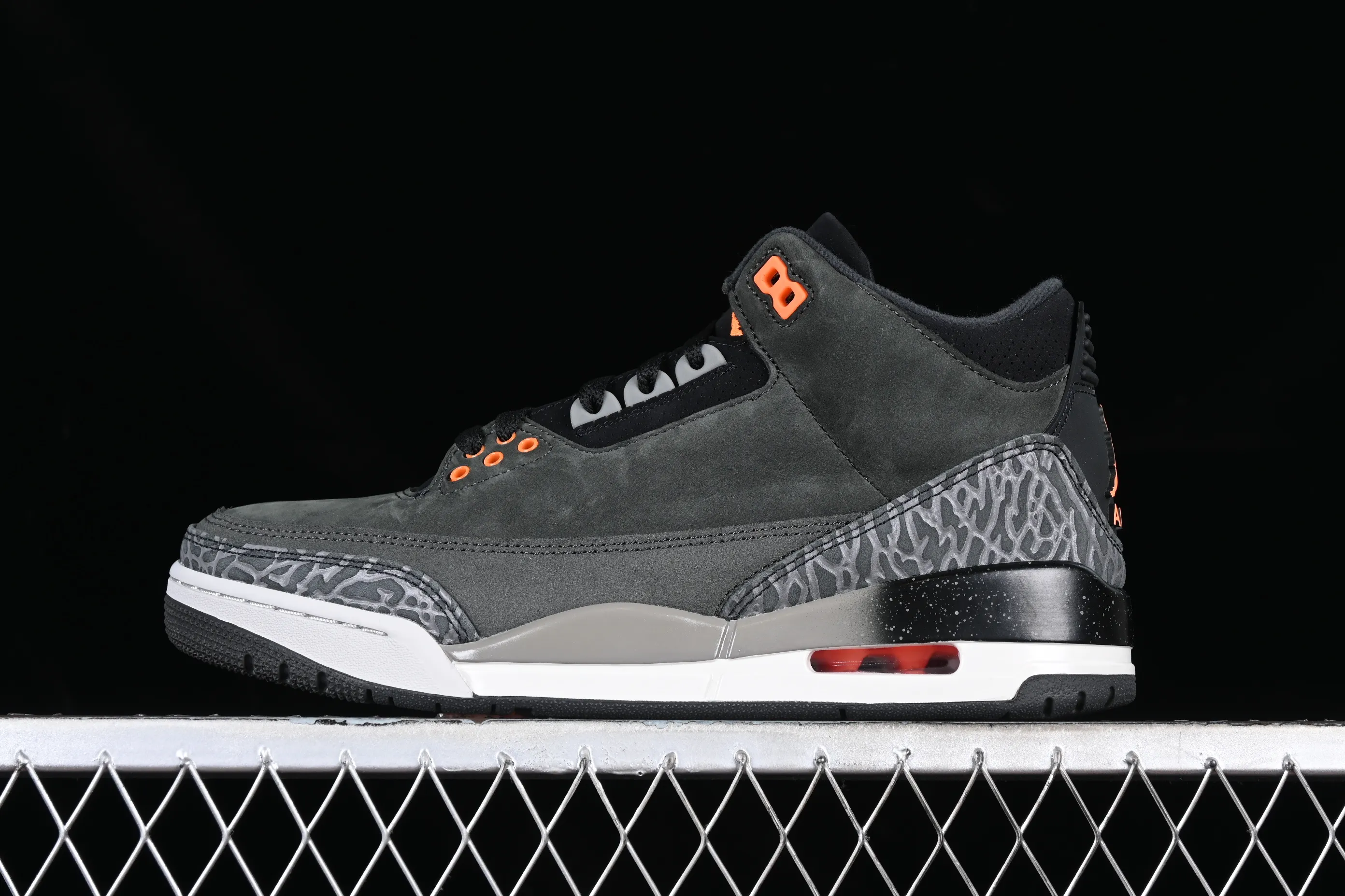 All categories Air Jordan Jordan series basketball shoes Air Jordan 3 foreign trade version Air Jordan 3 Retro "Fear" AJ3 Joe 3 fear dark gray CT8532-080